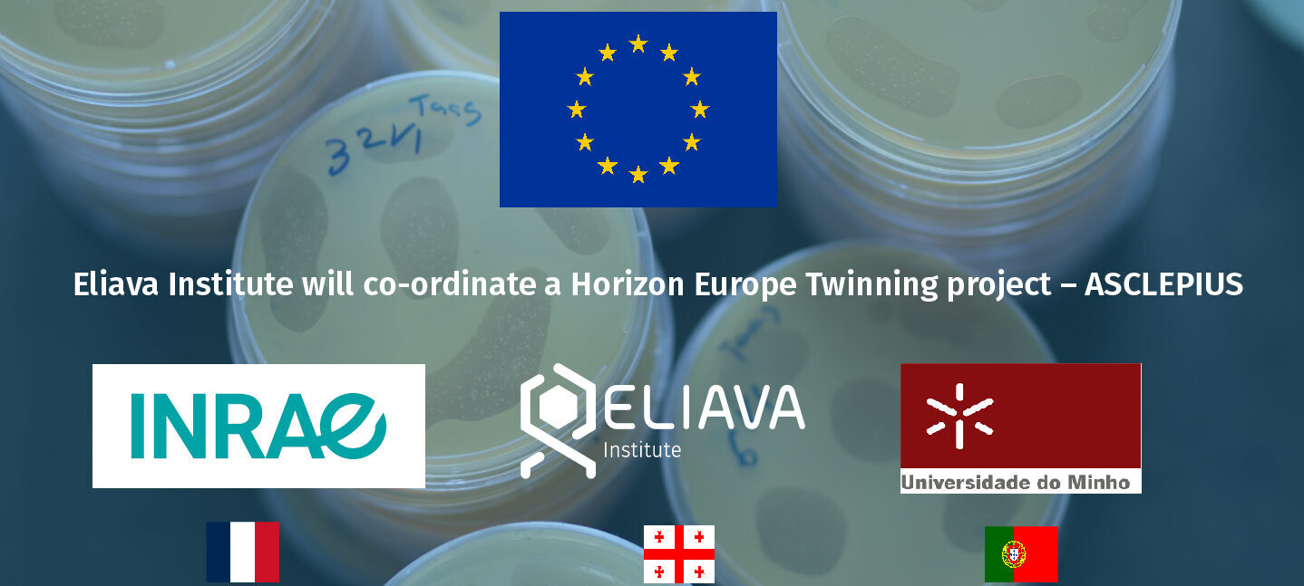 Eliava Institute will co-ordinate a Horizon Europe Twinning project – ASCLEPIUS